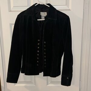 Live a Little Black Suede Leather jacket